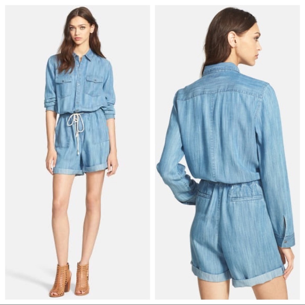 Hinge Chambray Romper